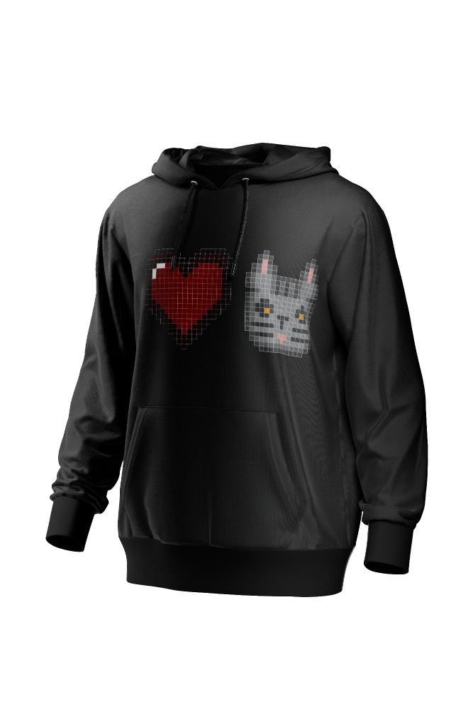 I Love Cat Men's Hoodie