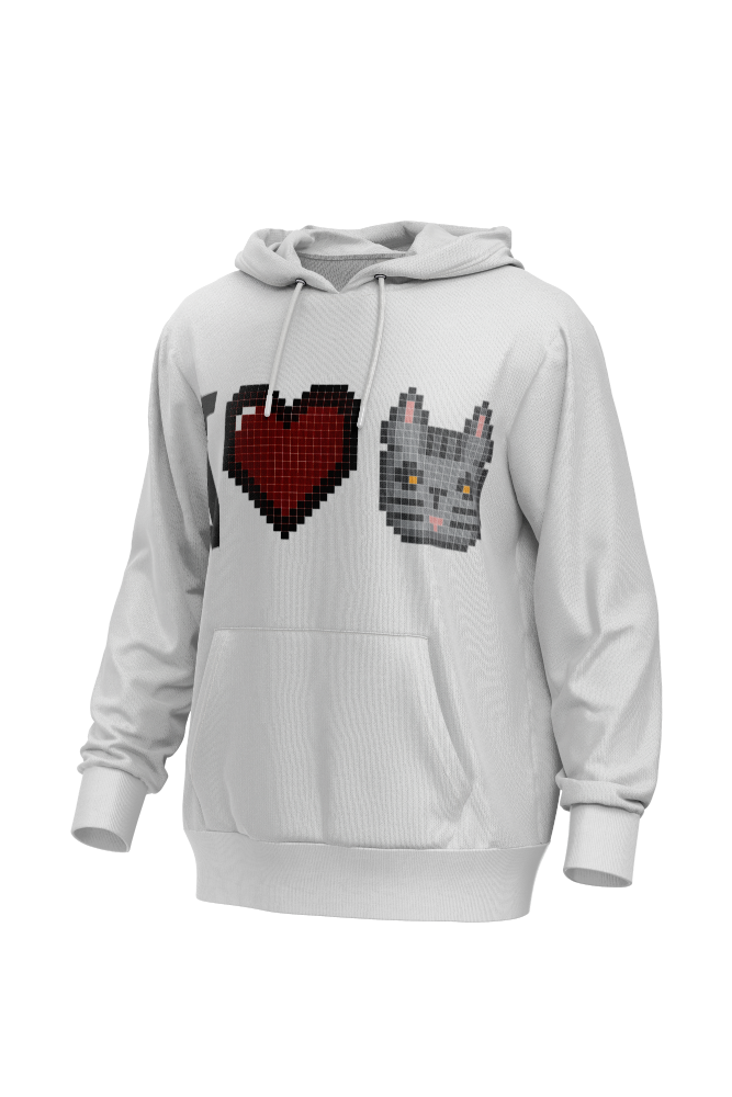 I Love Cat Men's Hoodie