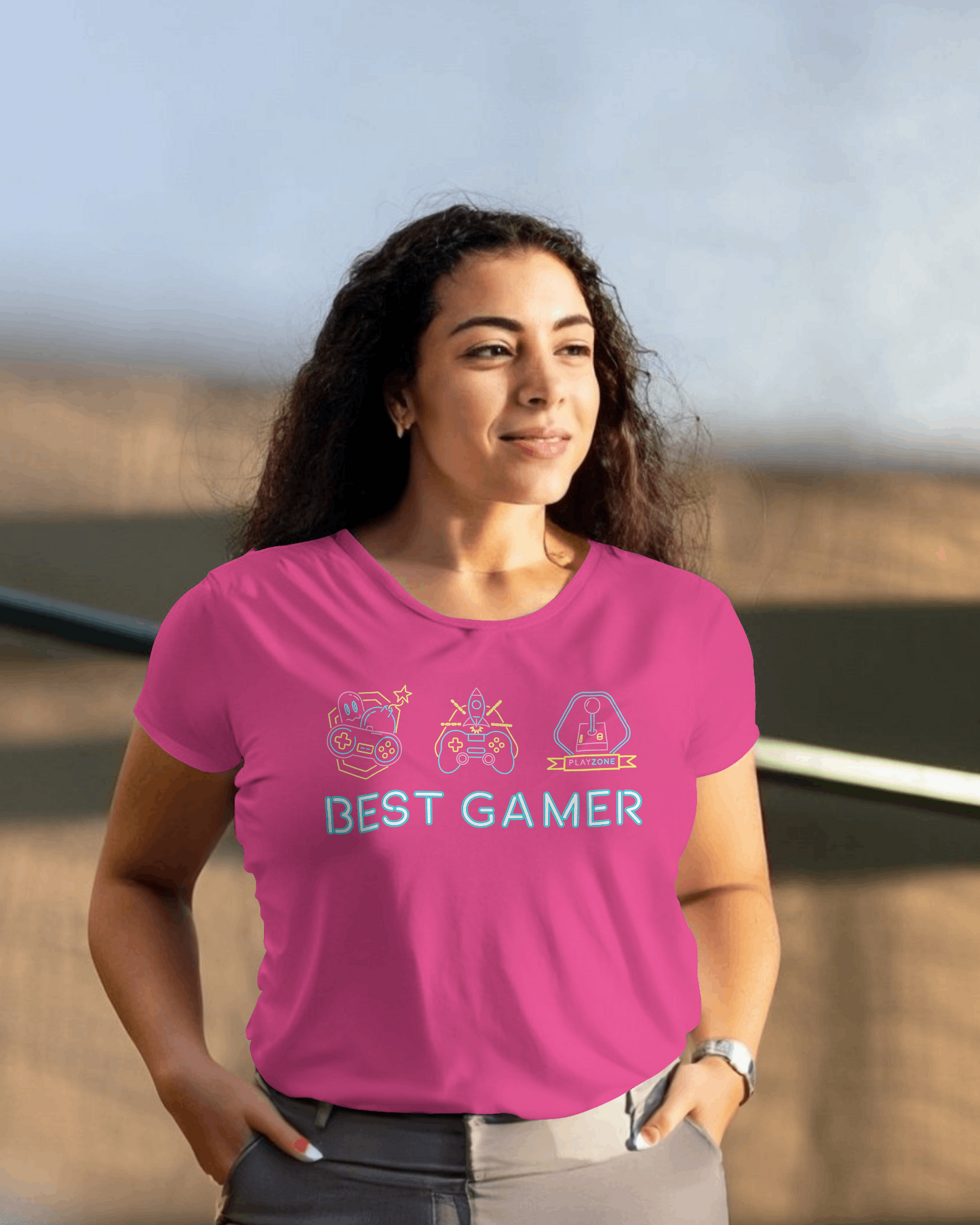 Best Gamer női póló