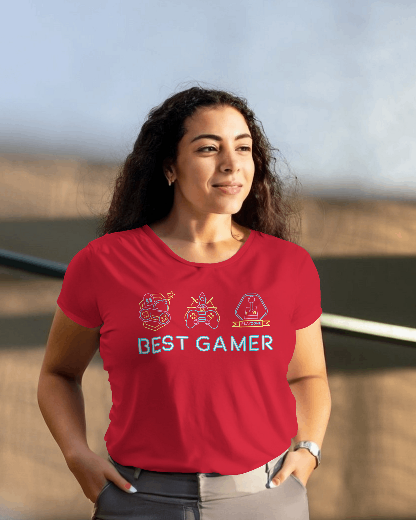 Best Gamer női póló