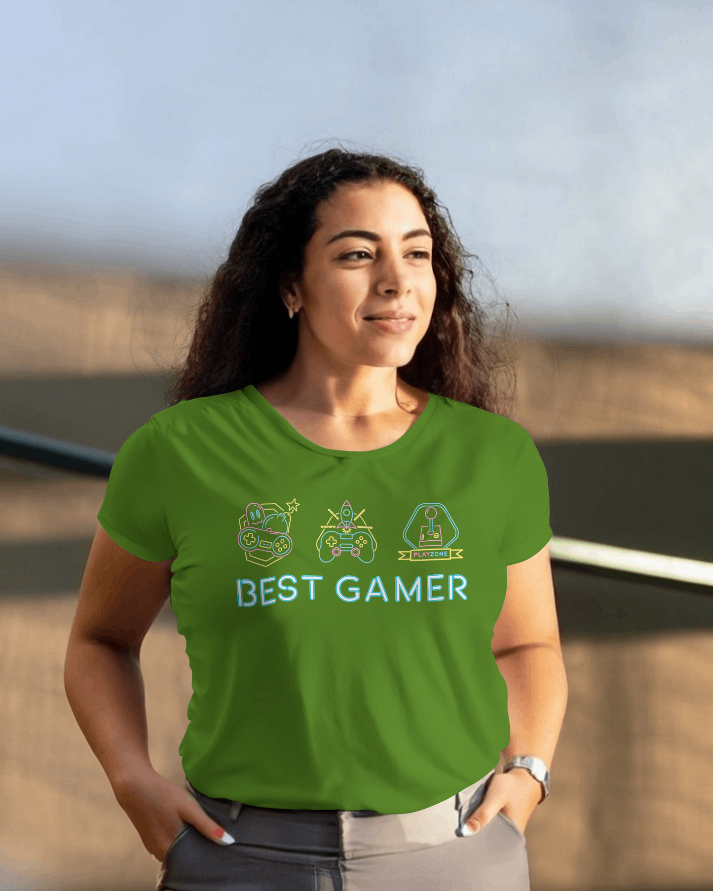 Best Gamer női póló
