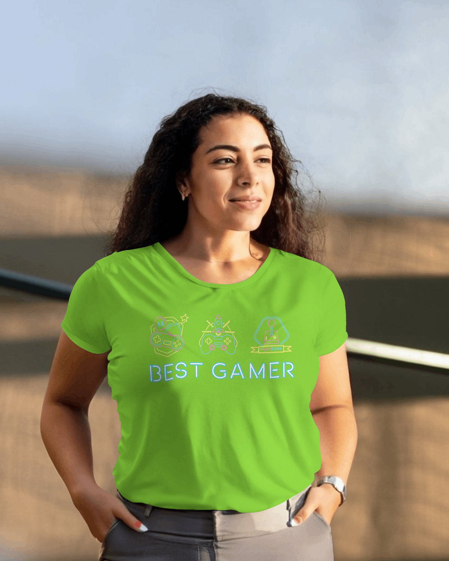 Best Gamer női póló
