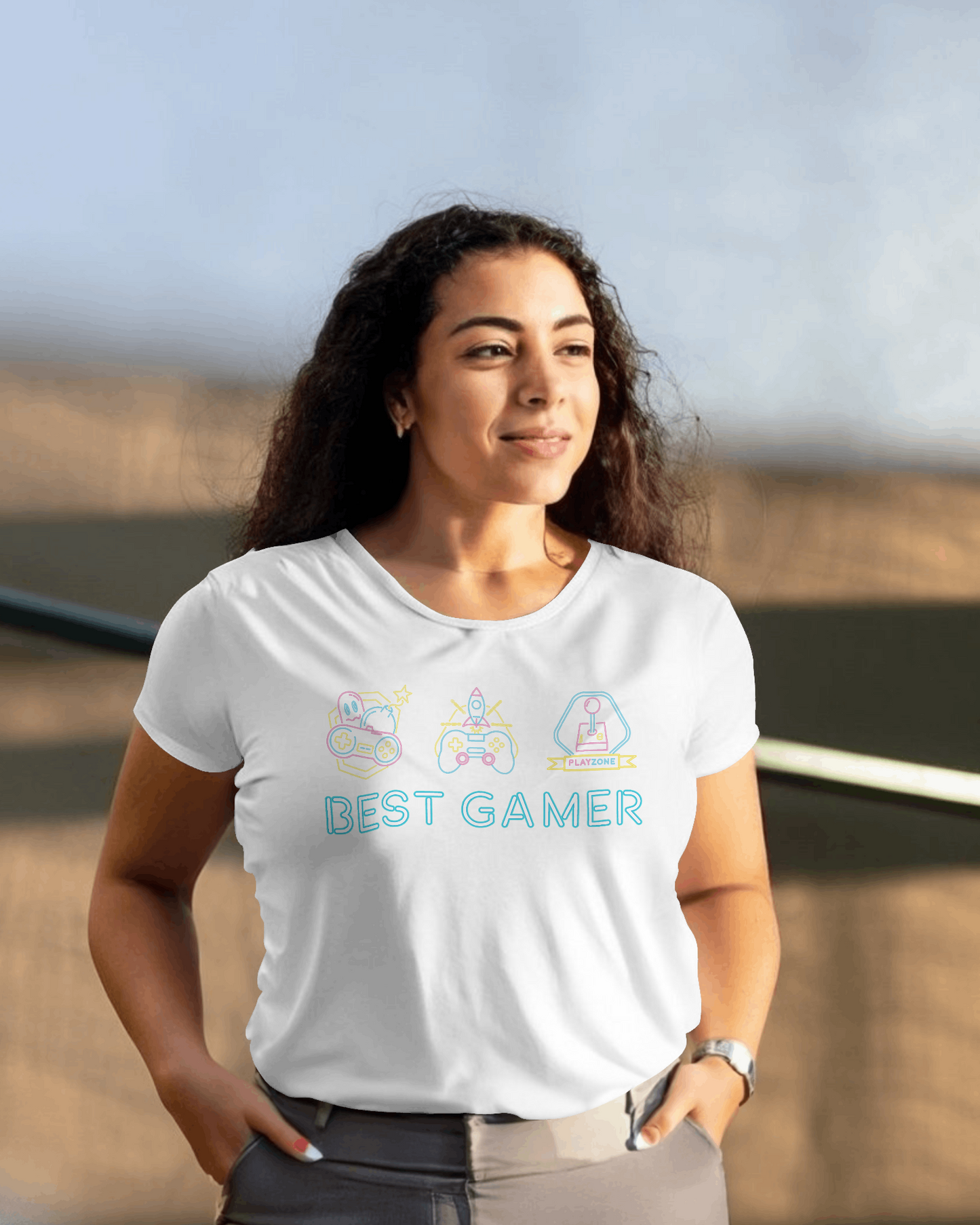 Best Gamer női póló