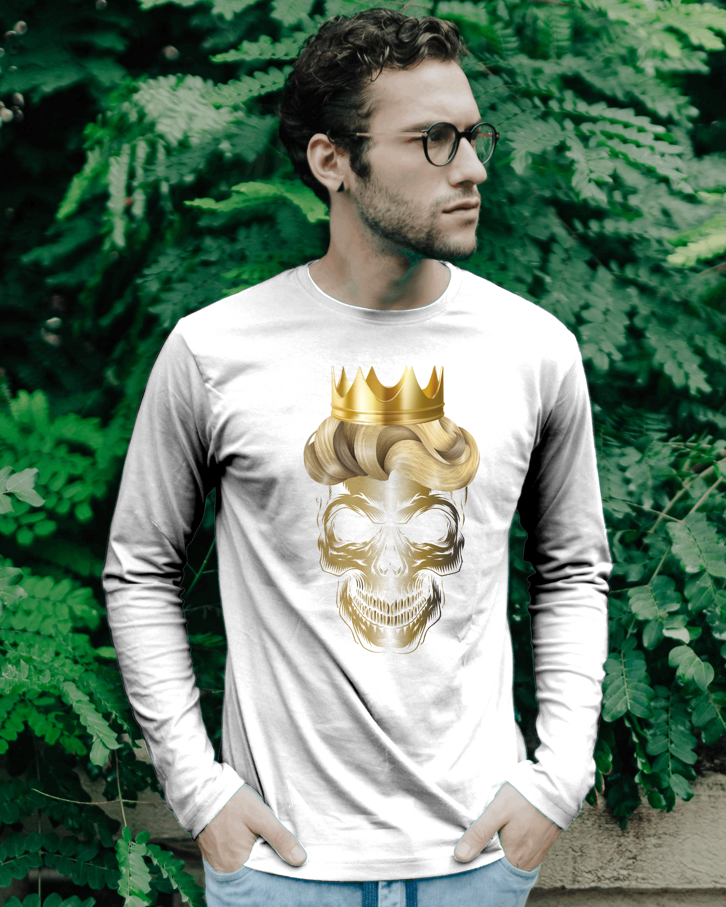 Skull King Men's Long Sleeve T-Shirt