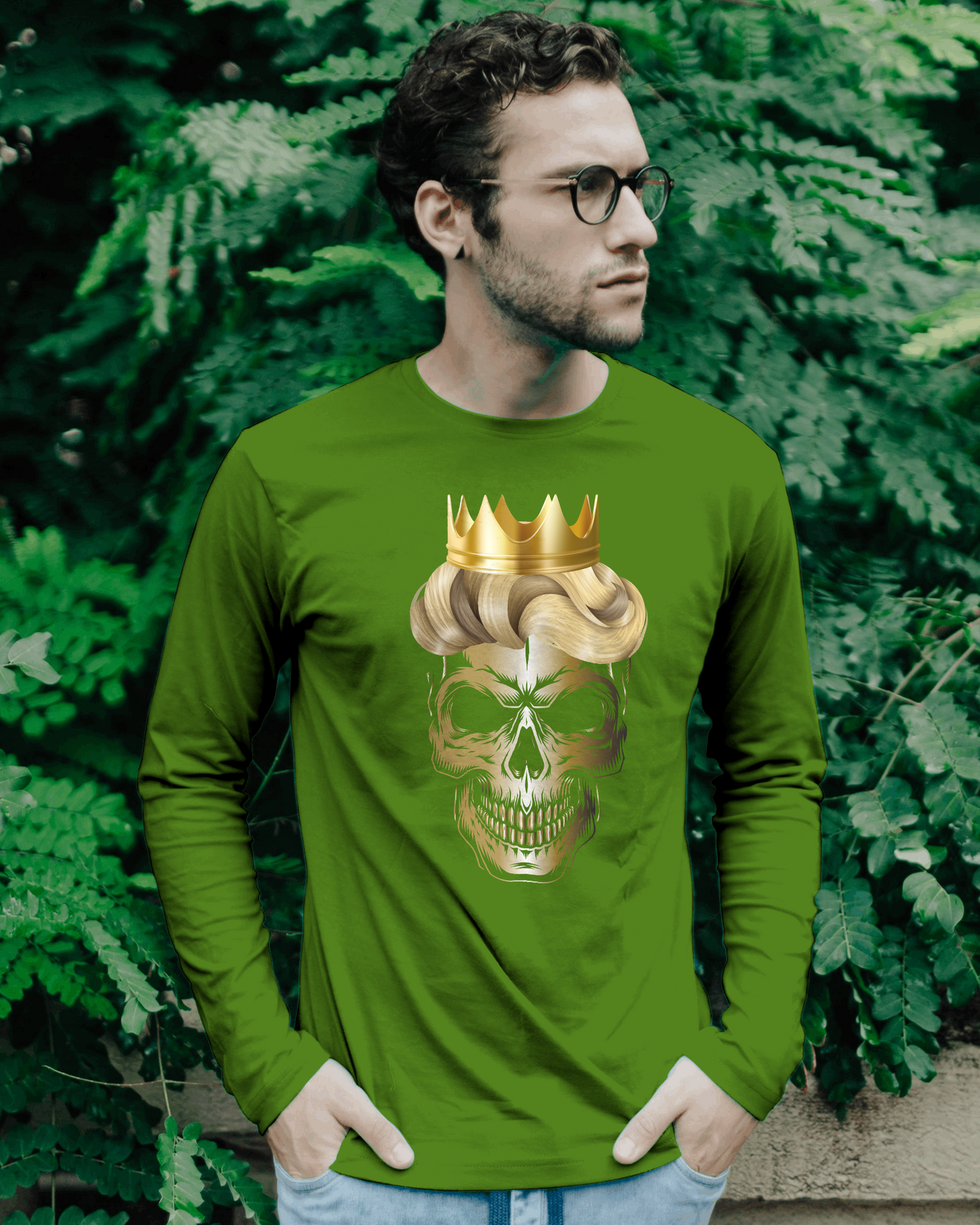 Skull King Men's Long Sleeve T-Shirt