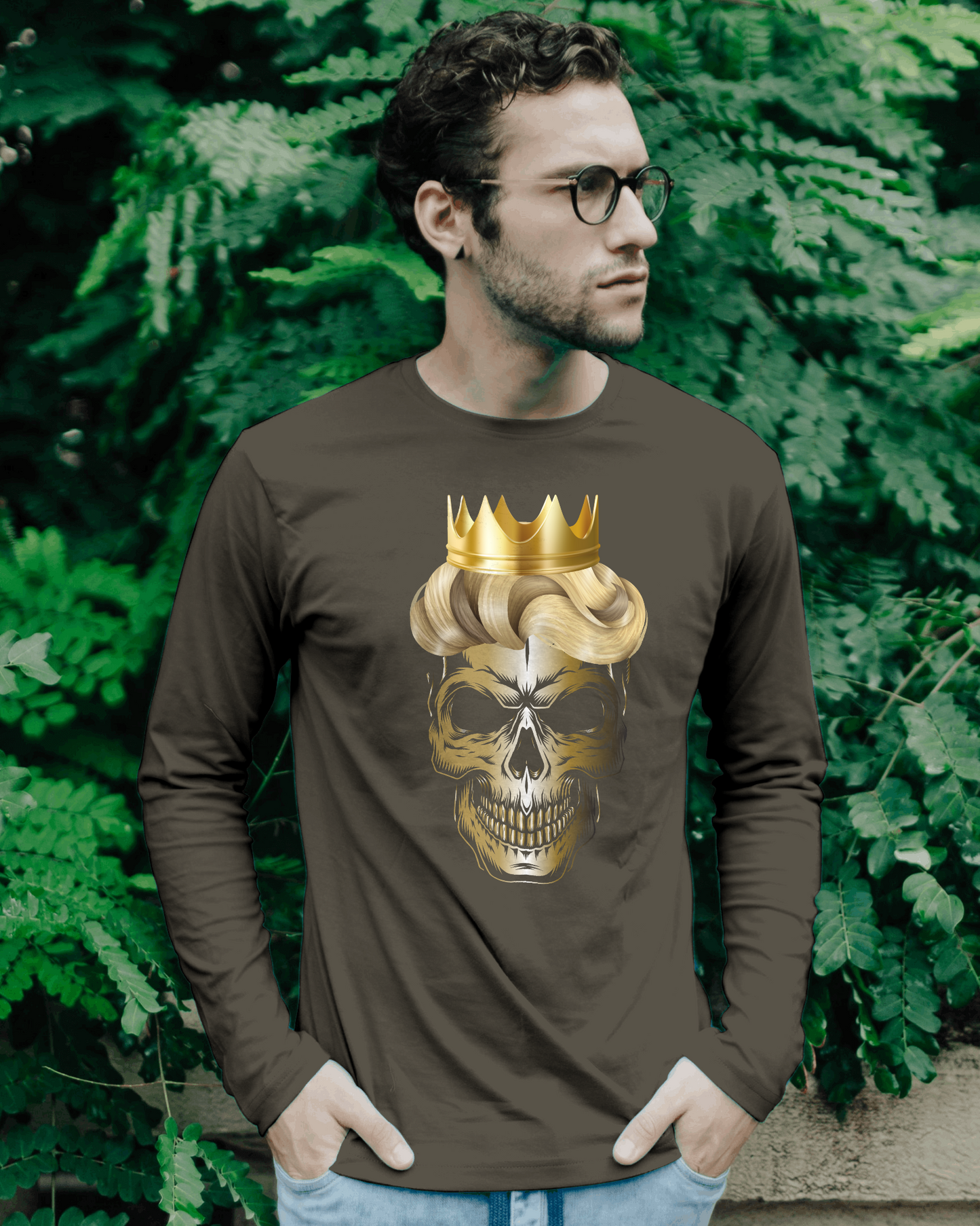 Skull King Men's Long Sleeve T-Shirt