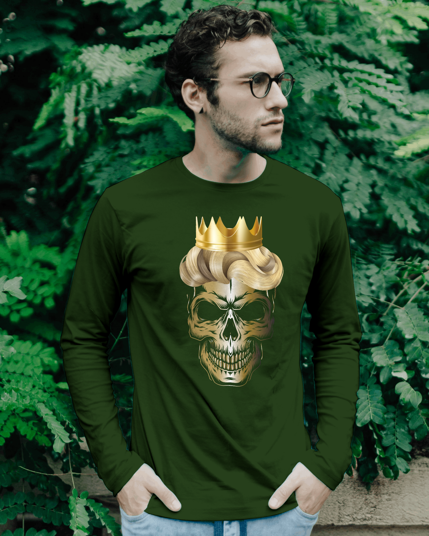 Skull King Men's Long Sleeve T-Shirt