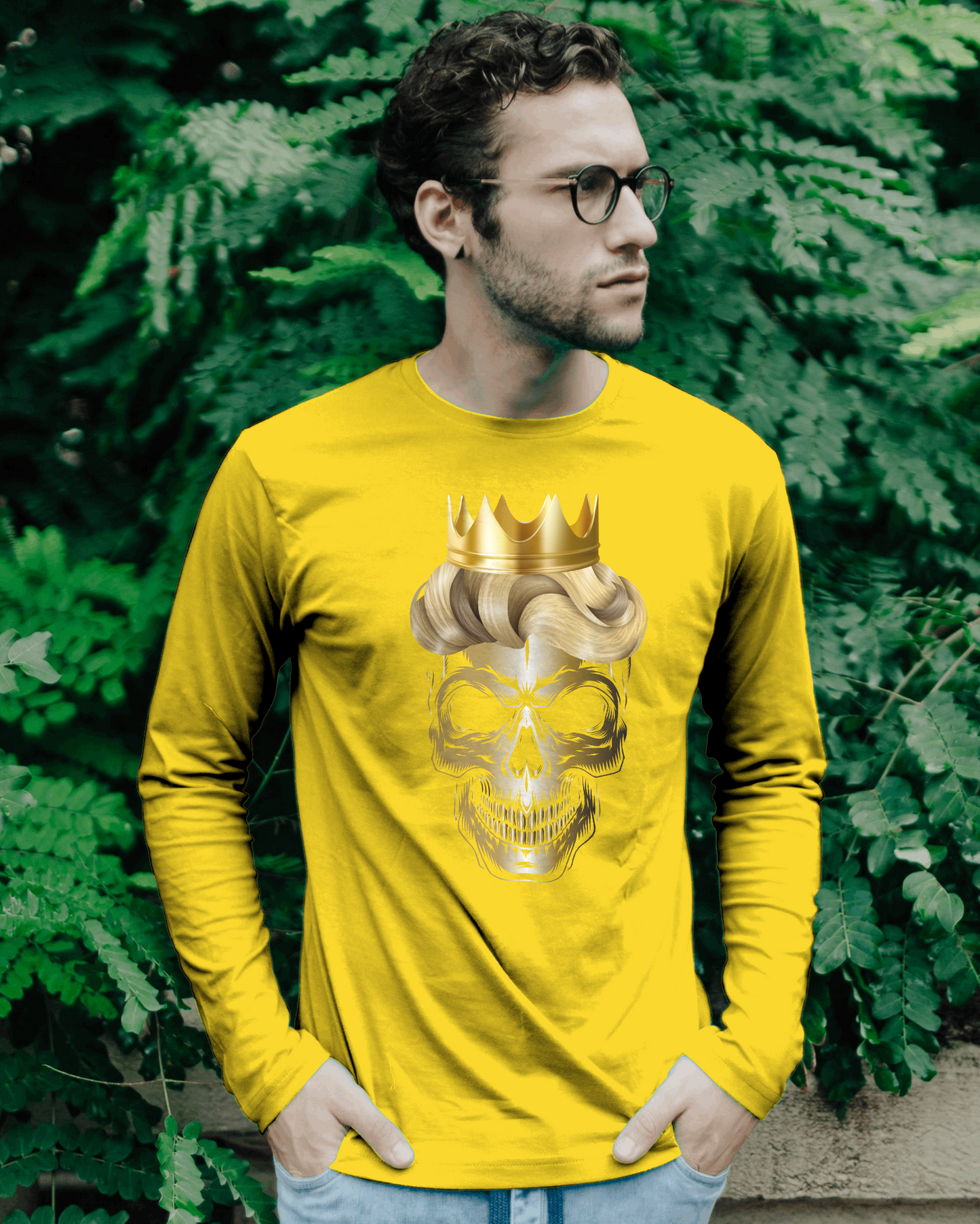 Skull King Men's Long Sleeve T-Shirt