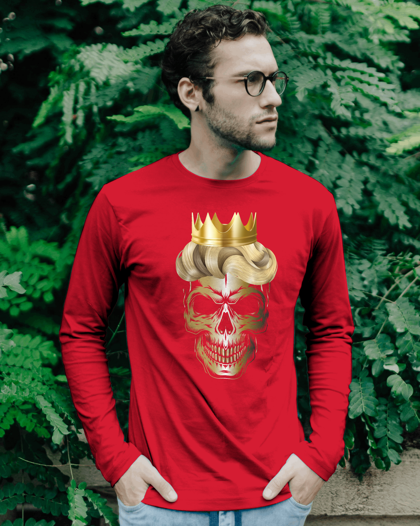 Skull King Men's Long Sleeve T-Shirt