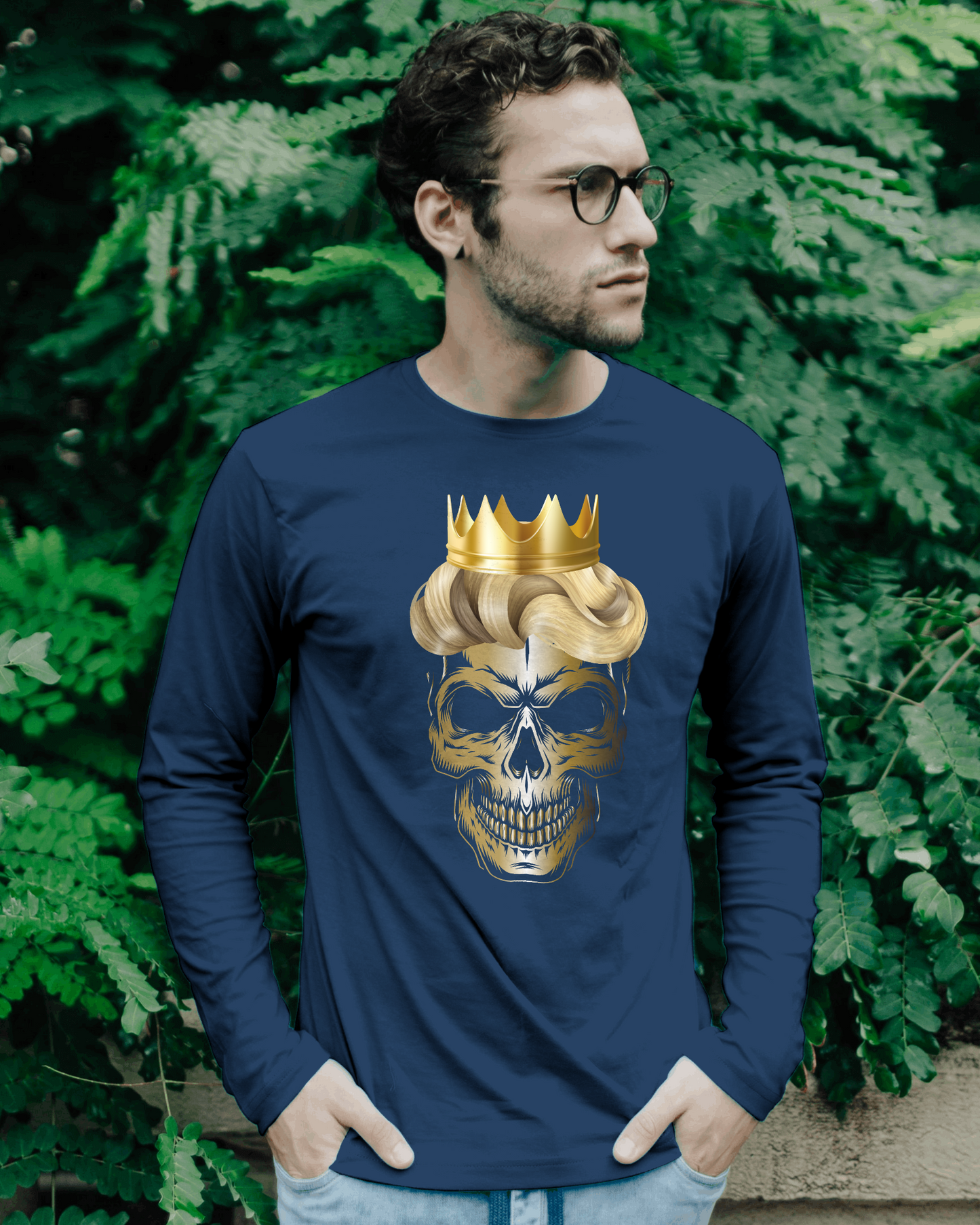 Skull King Men's Long Sleeve T-Shirt