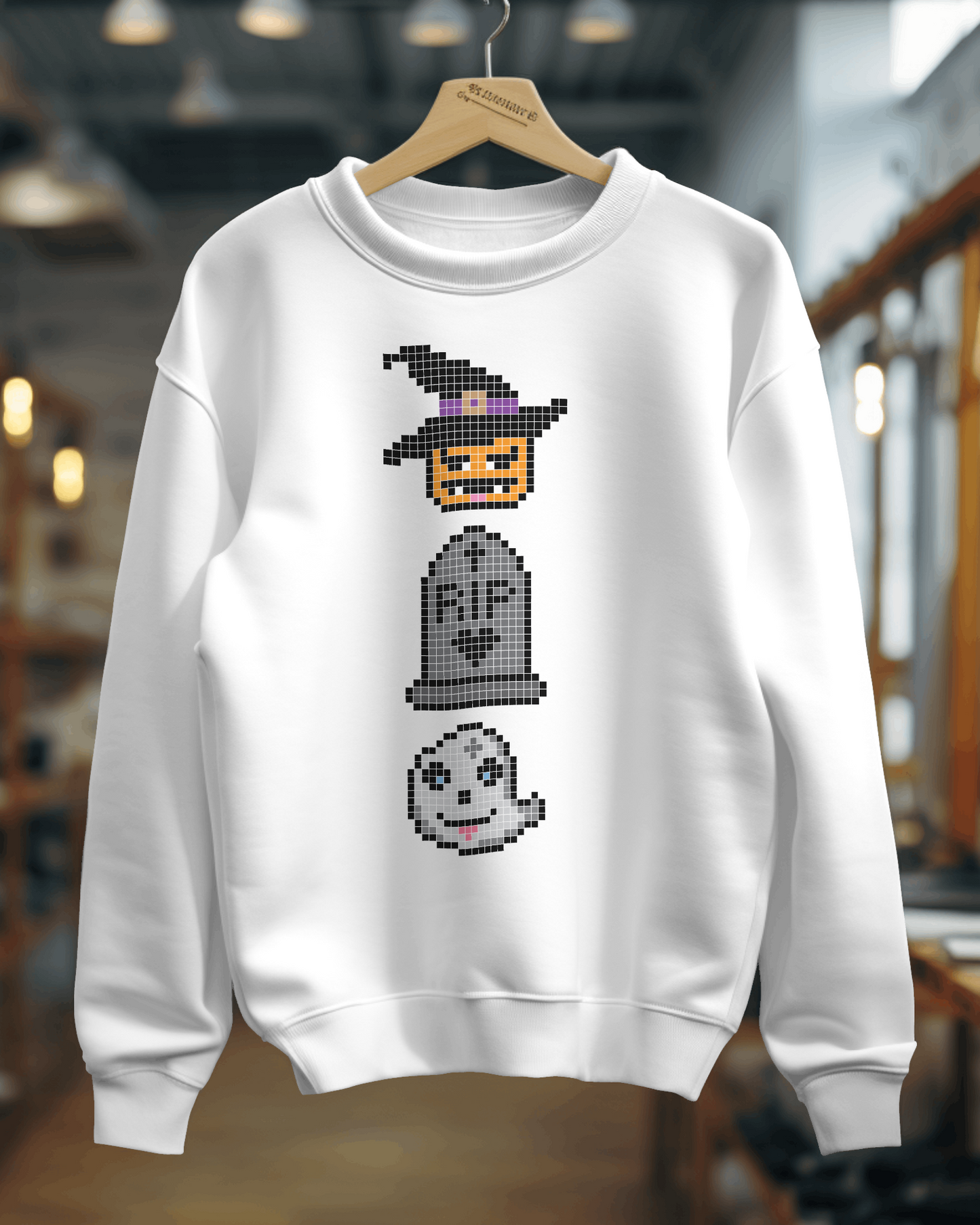 Halloween belebújos pulóver