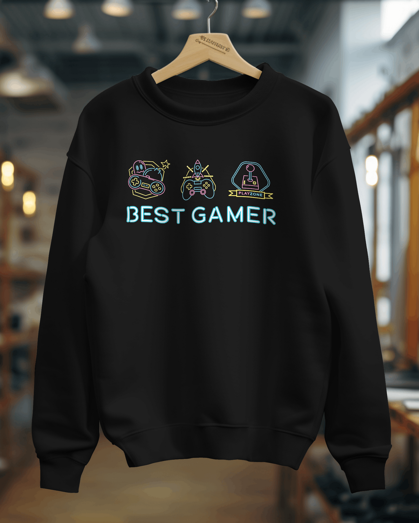 Best Gamer gyerek belebújos pulóver