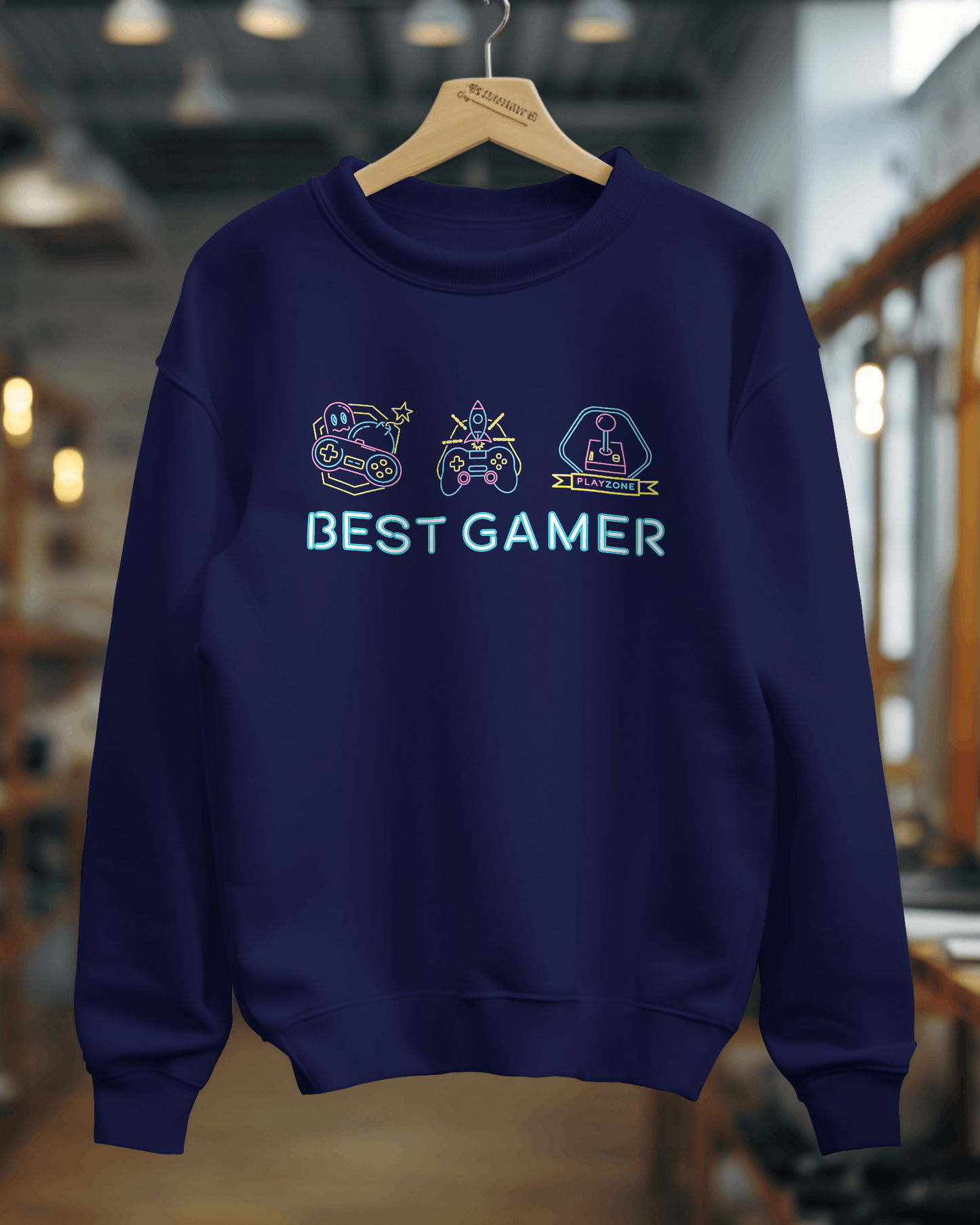 Best Gamer gyerek belebújos pulóver