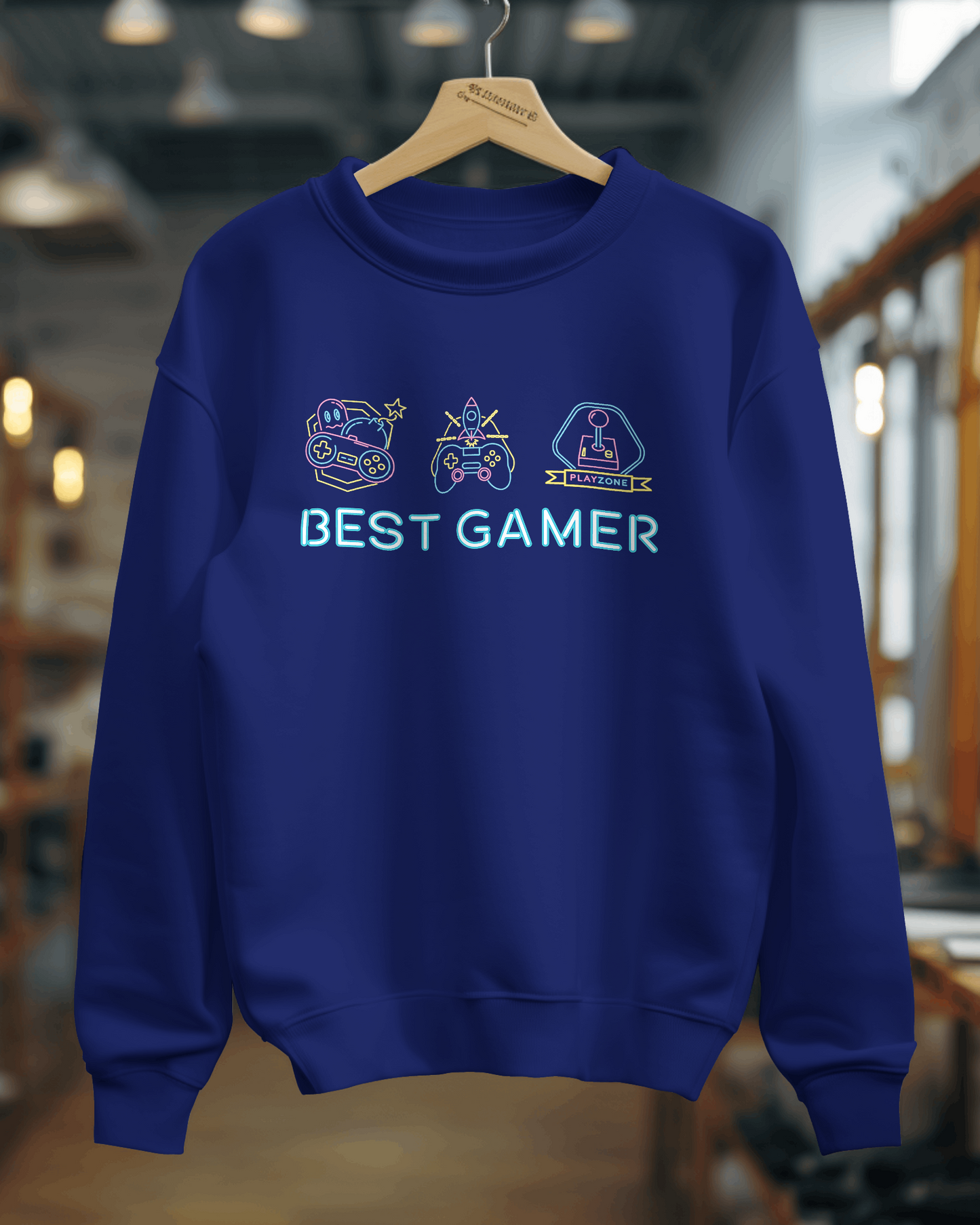 Best Gamer gyerek belebújos pulóver