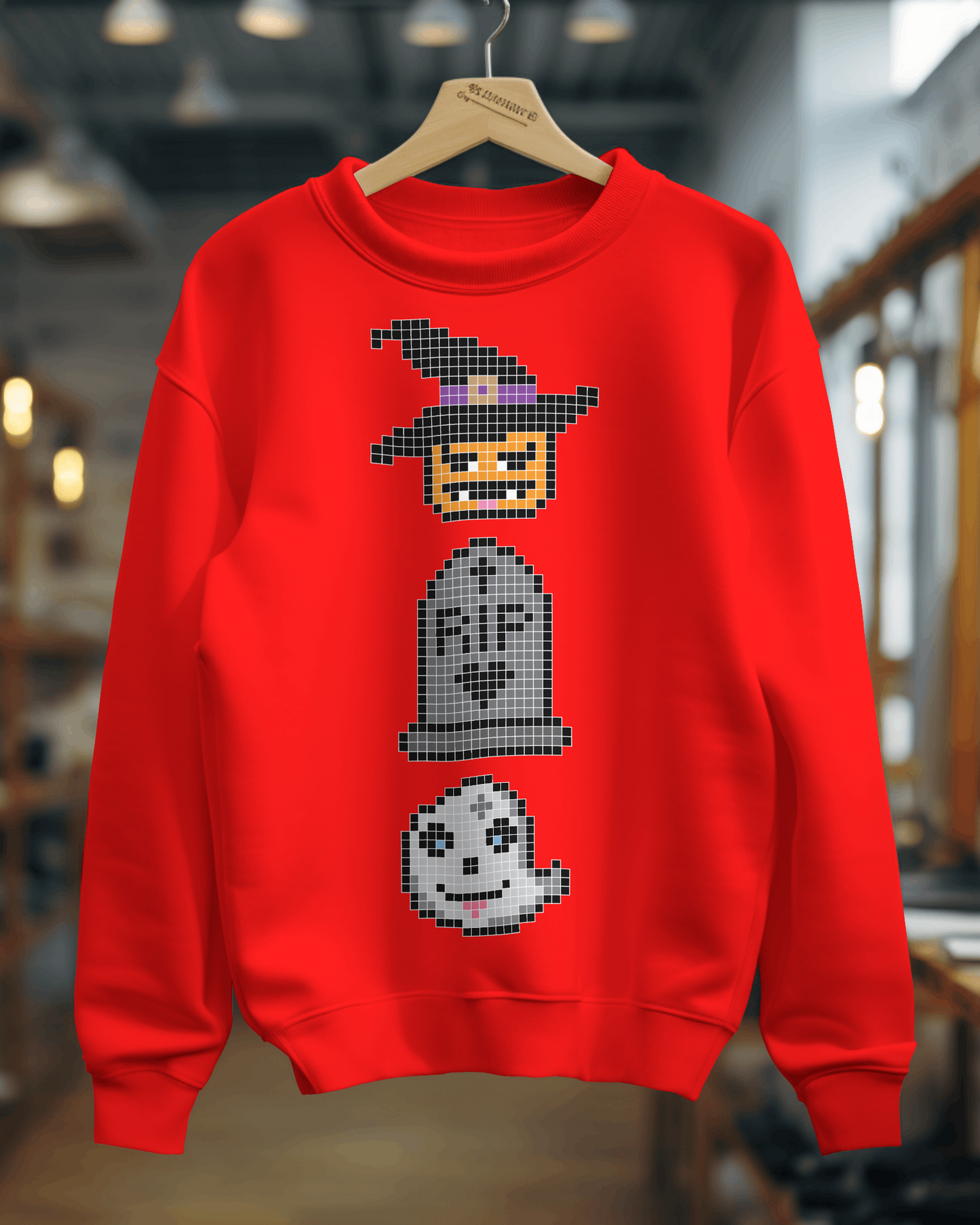 Halloween belebújos pulóver