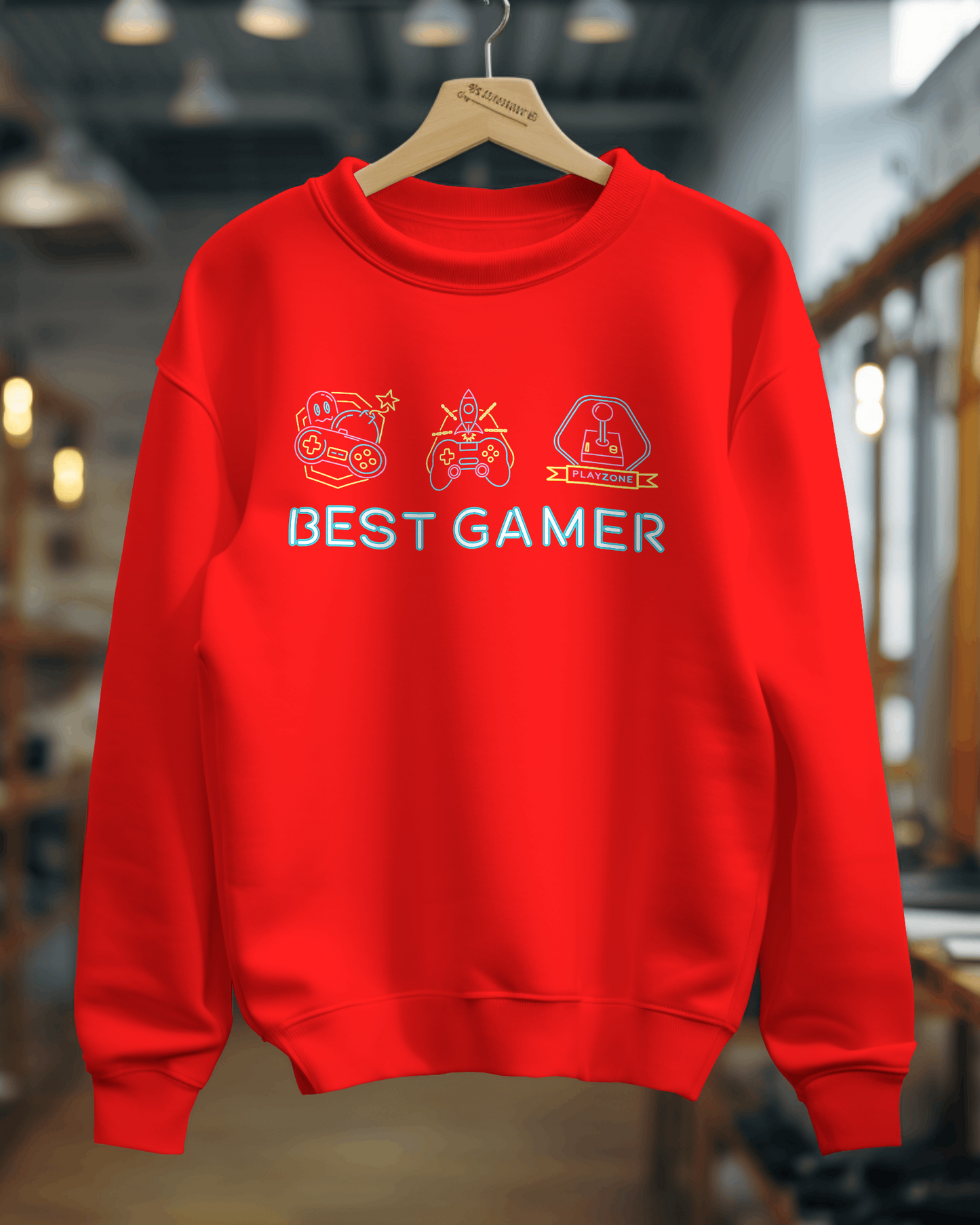 Best Gamer gyerek belebújos pulóver