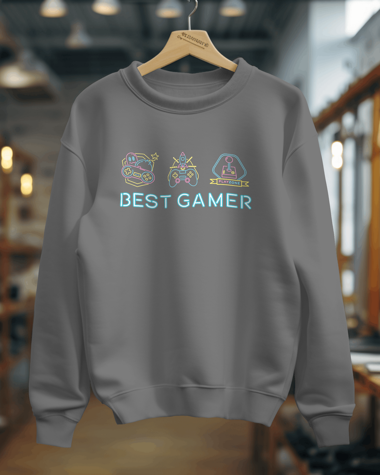 Best Gamer gyerek belebújos pulóver