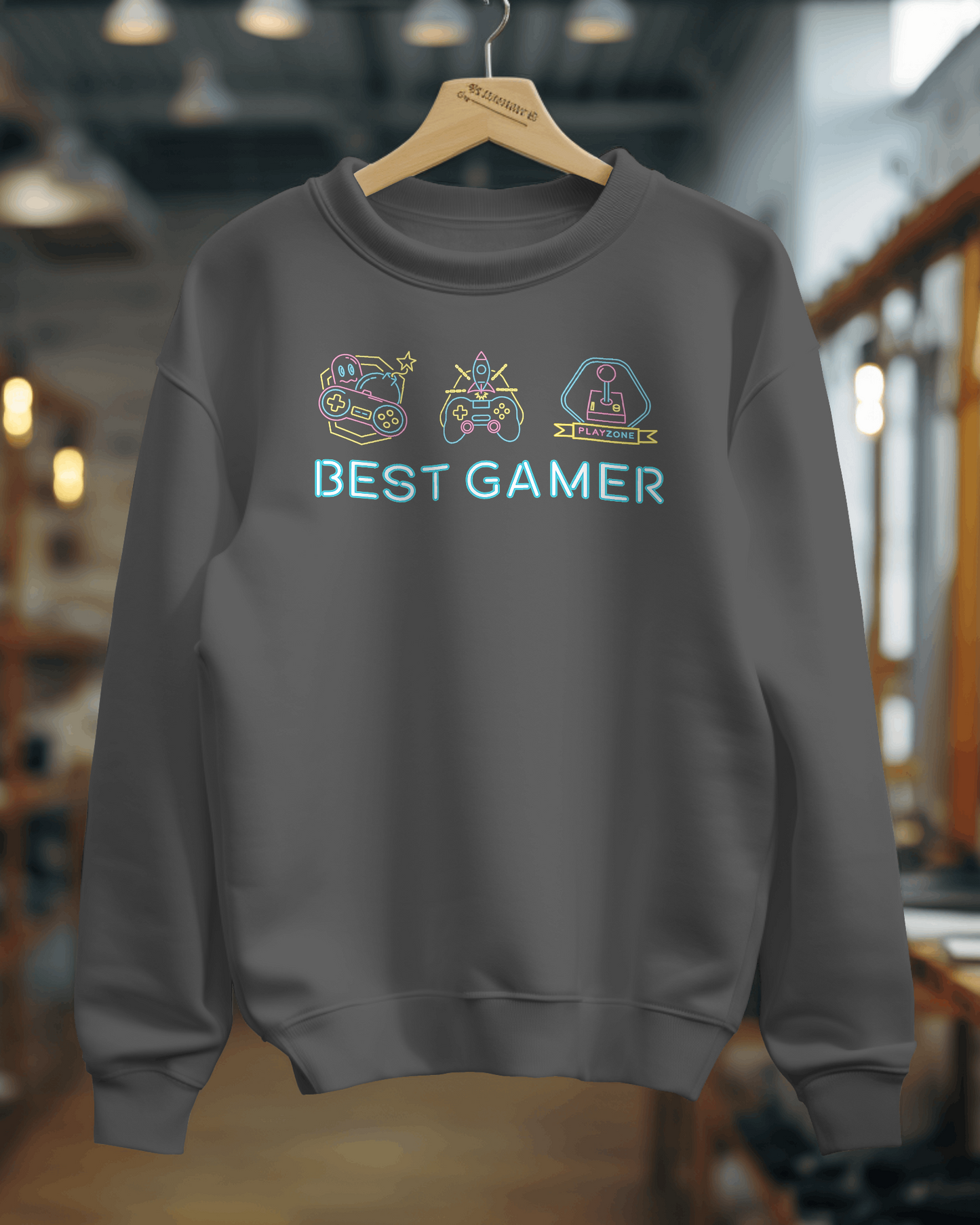 Best Gamer gyerek belebújos pulóver