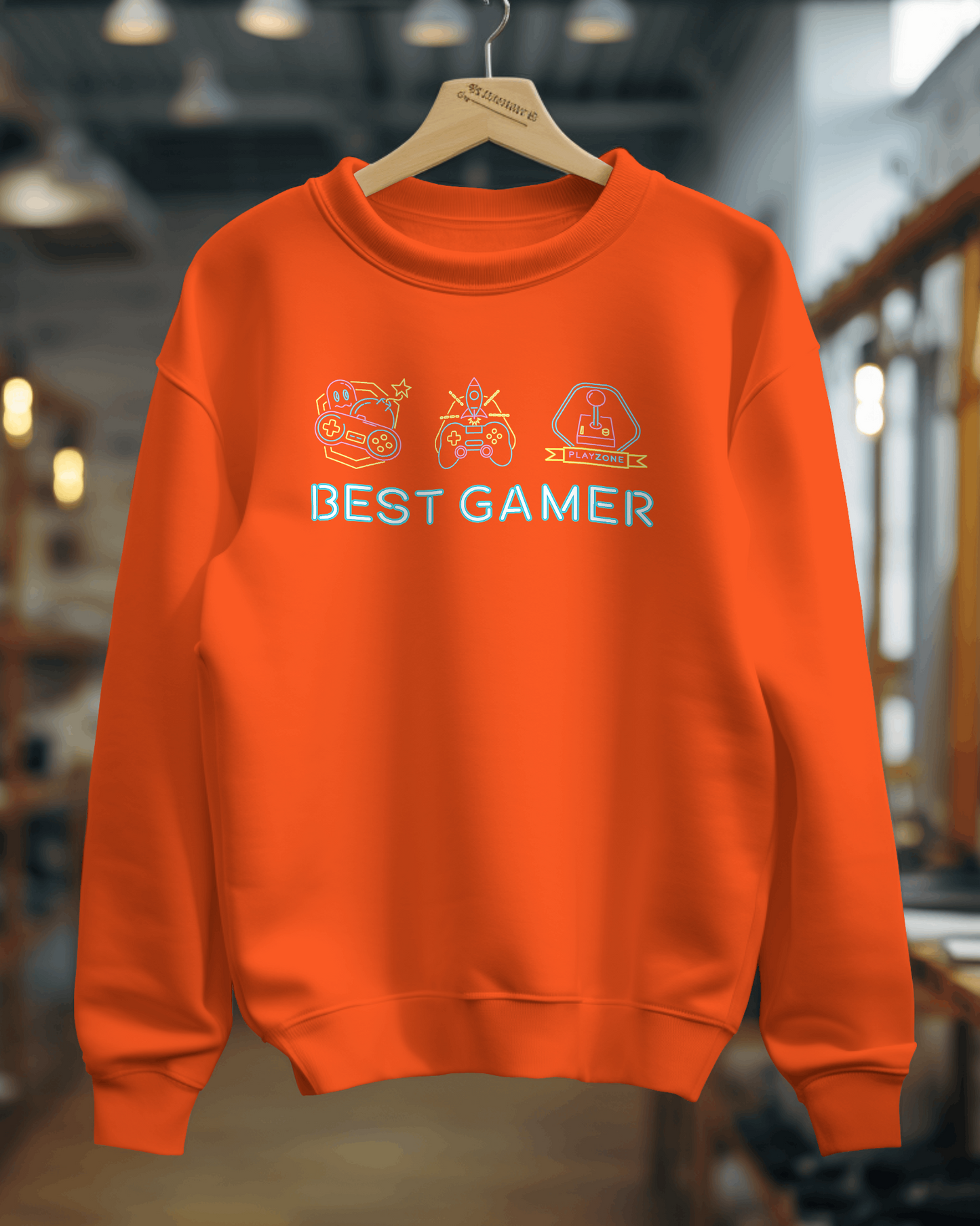 Best Gamer gyerek belebújos pulóver