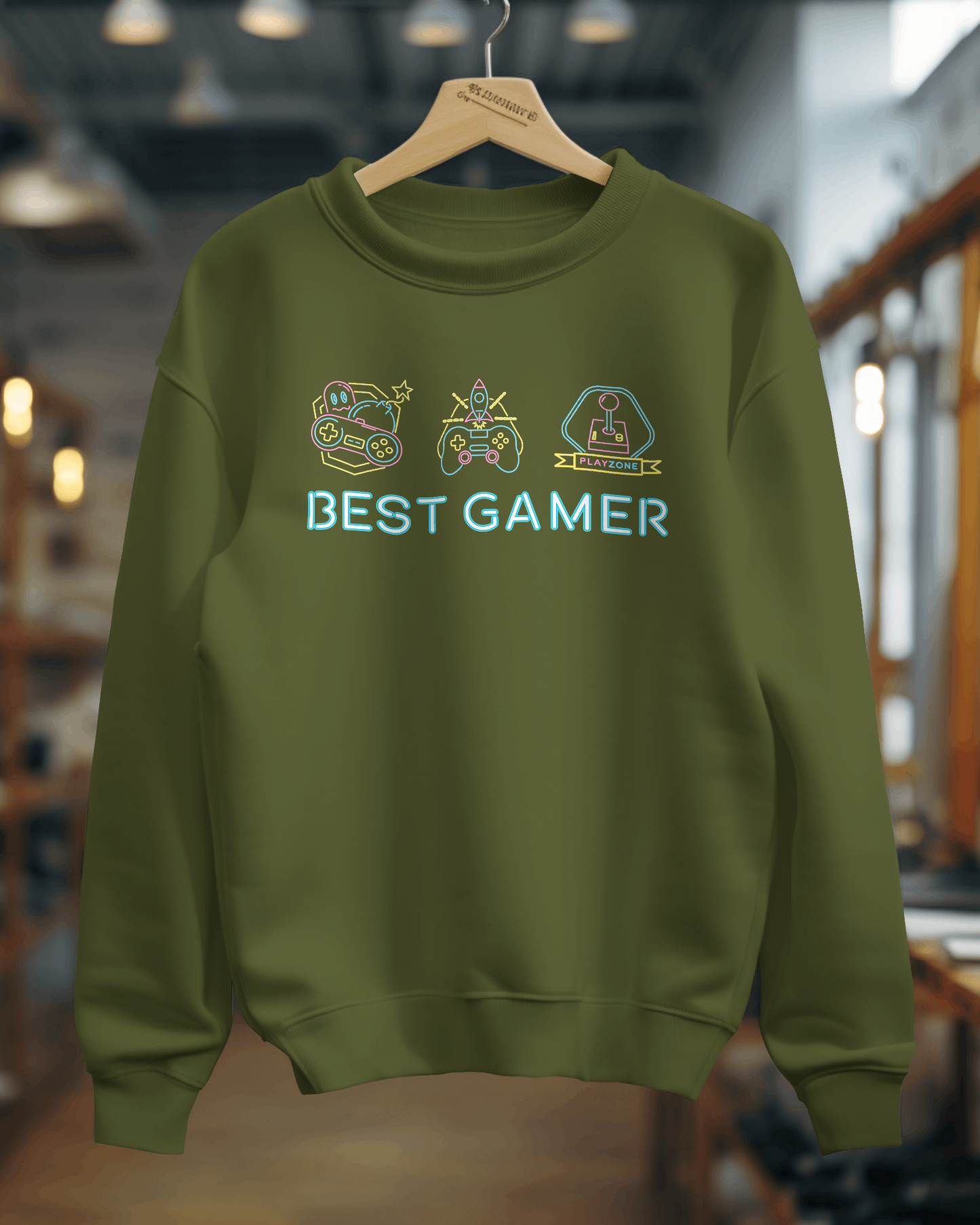 Best Gamer gyerek belebújos pulóver