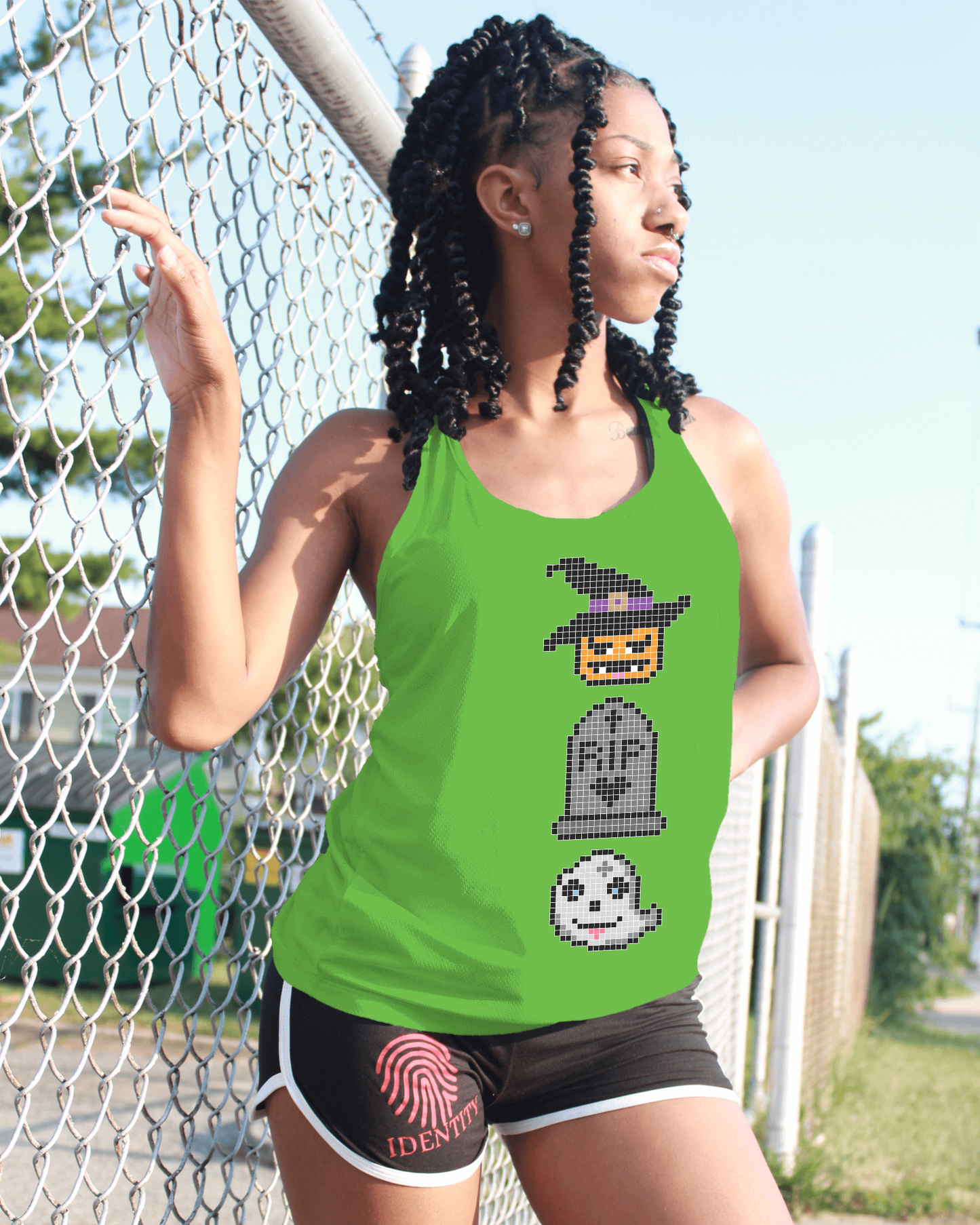 Halloween women's sleeveless shirt