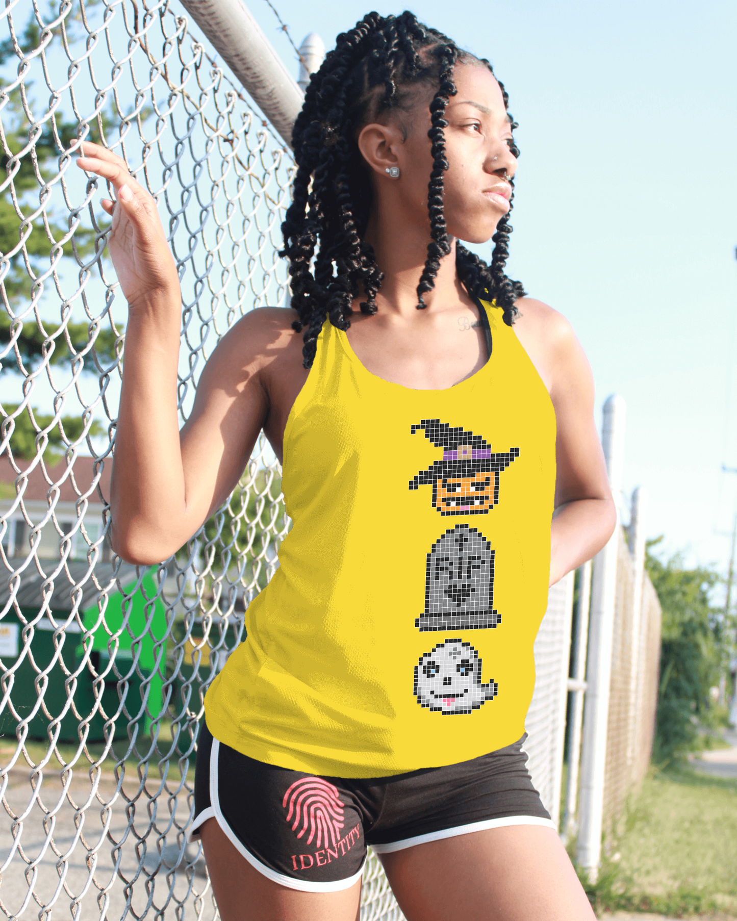 Halloween women's sleeveless shirt