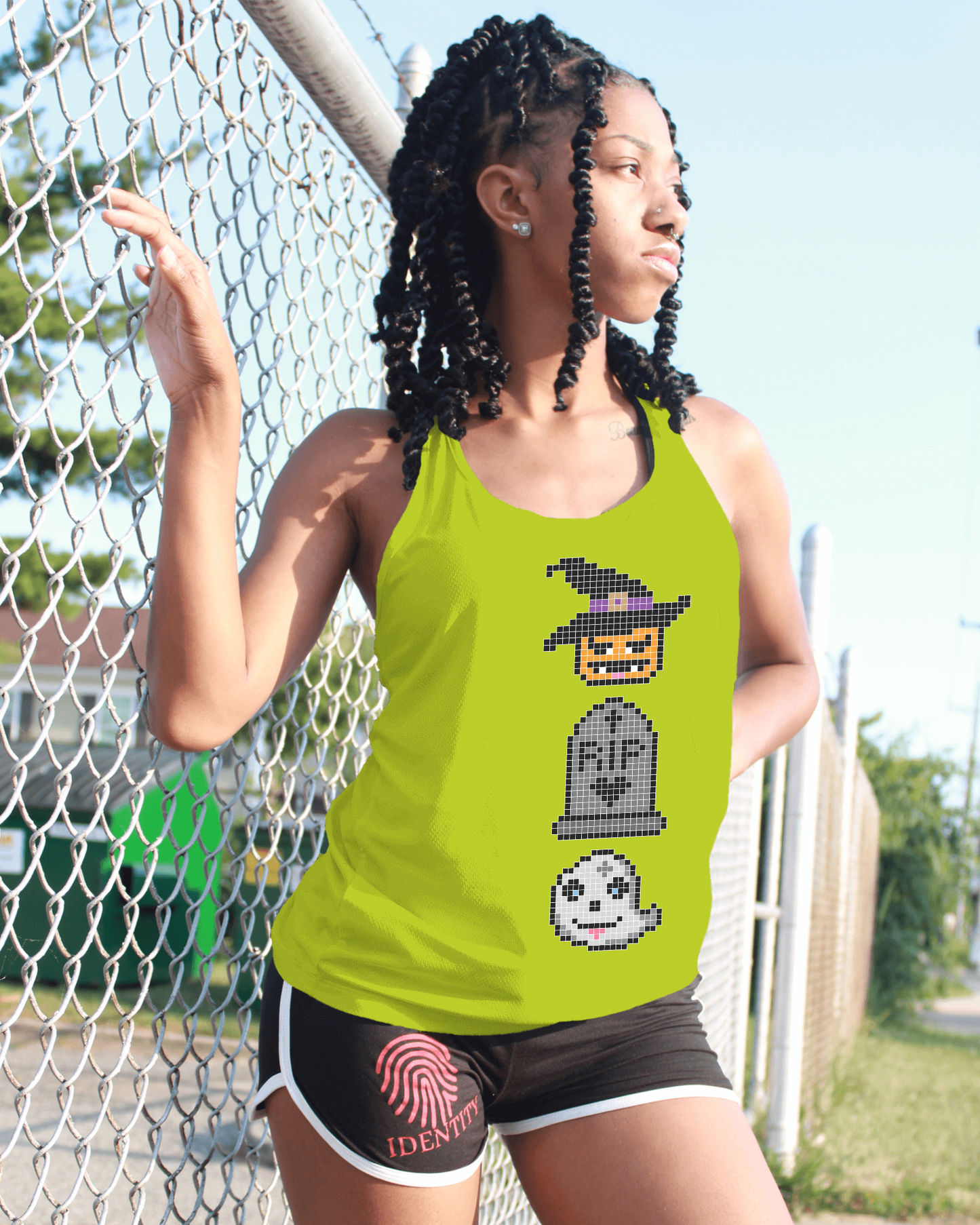 Halloween women's sleeveless shirt