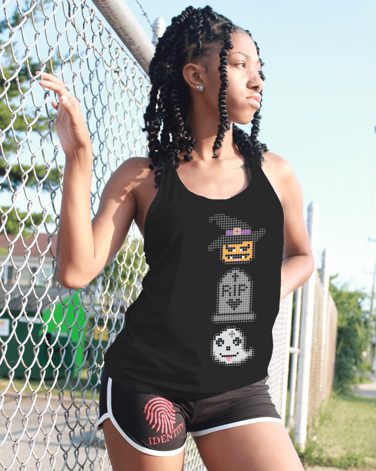 Halloween women's sleeveless shirt