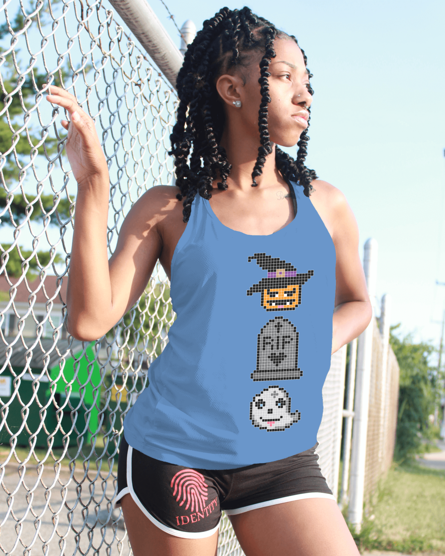 Halloween women's sleeveless shirt