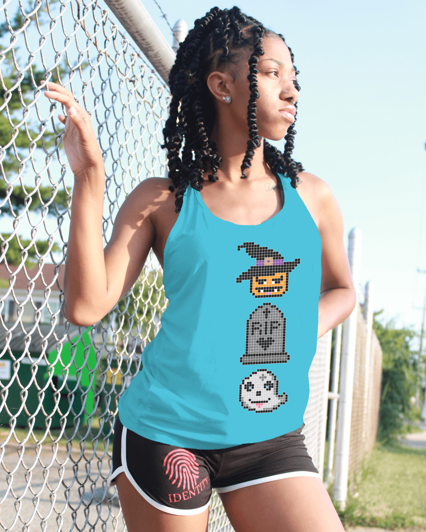Halloween women's sleeveless shirt