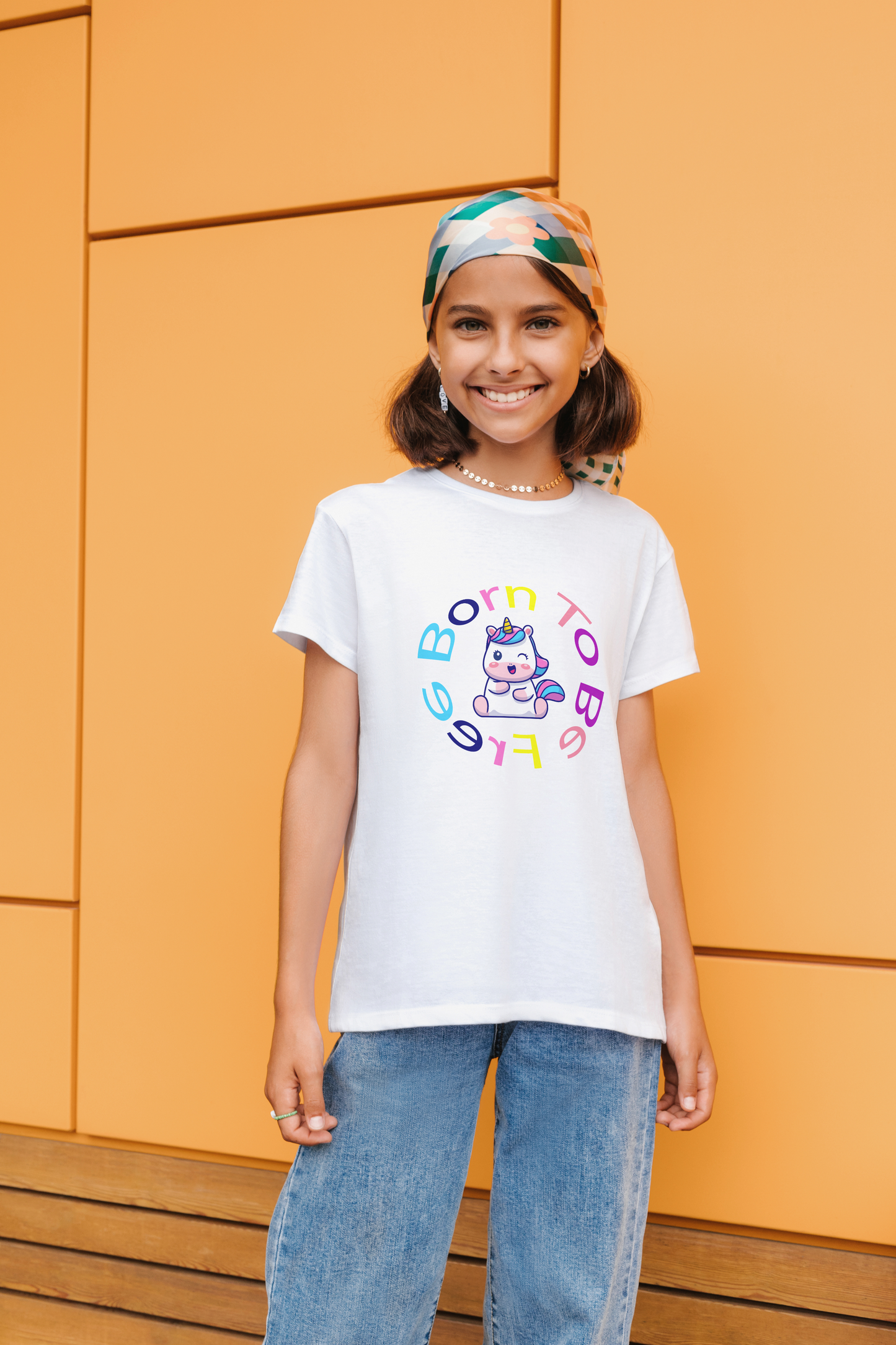 Born to be free kids t-shirt