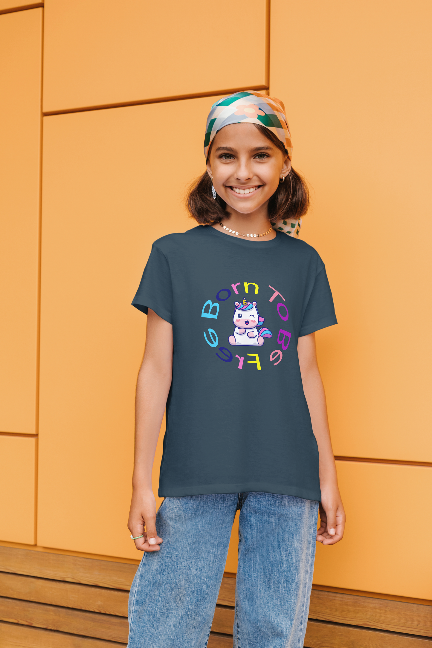 Born to be free kids t-shirt