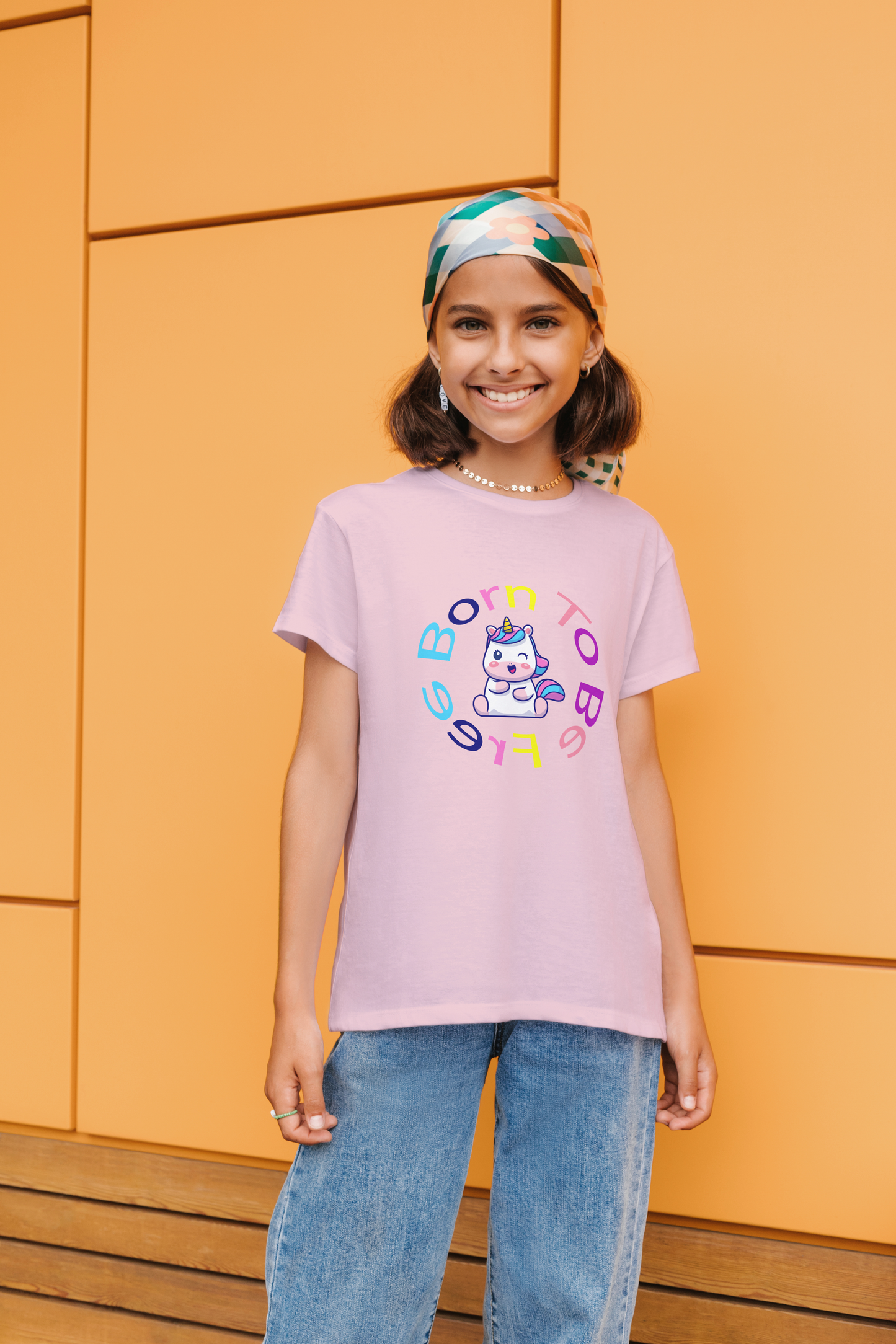 Born to be free kids t-shirt