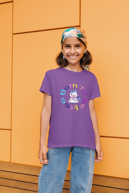 Born to be free kids t-shirt
