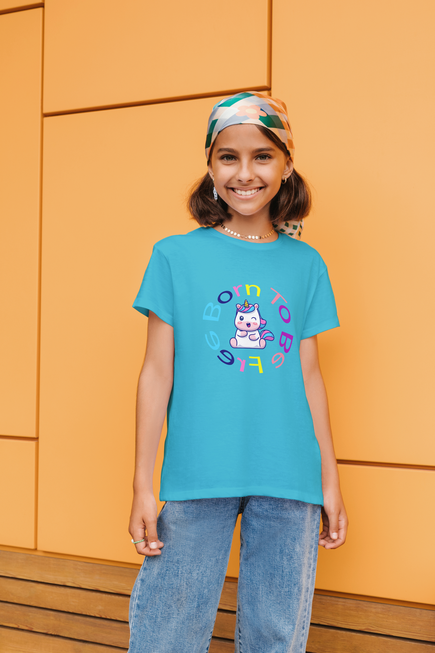 Born to be free kids t-shirt