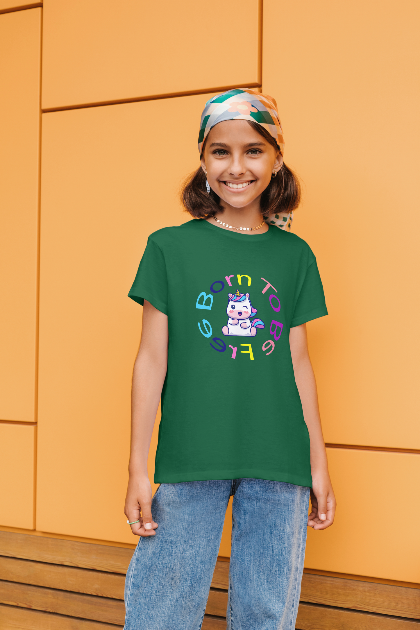 Born to be free kids t-shirt
