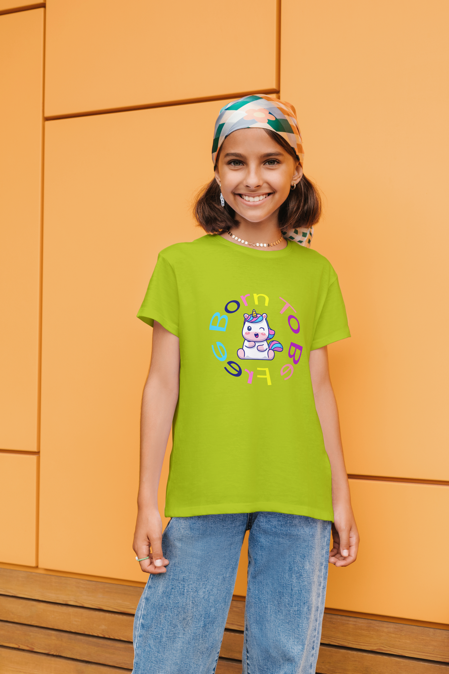 Born to be free kids t-shirt