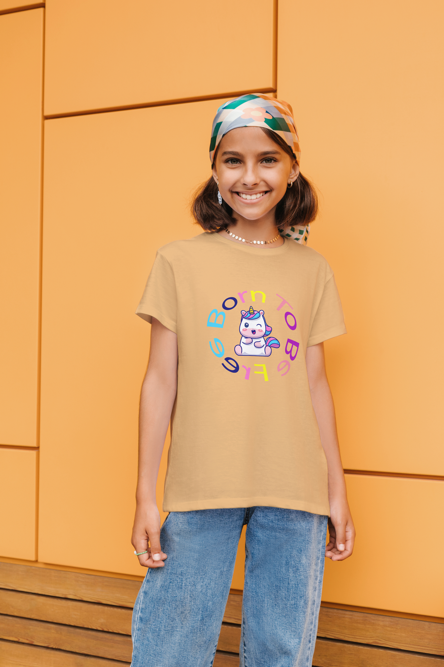 Born to be free kids t-shirt