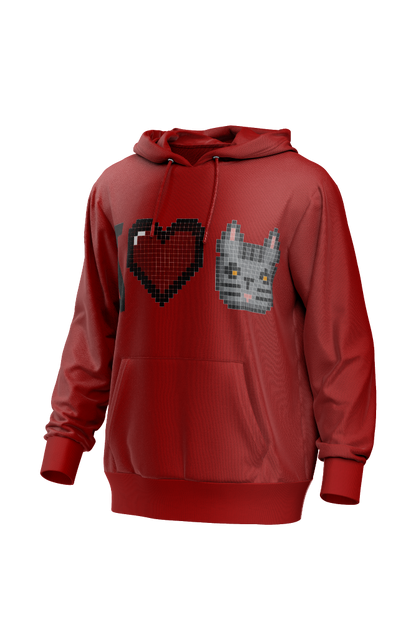 I Love Cat Men's Hoodie