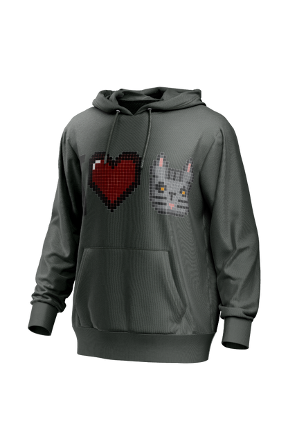 I Love Cat Men's Hoodie