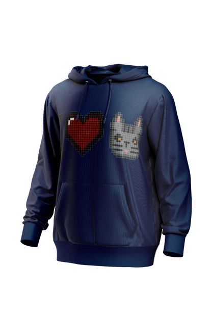 I Love Cat Men's Hoodie