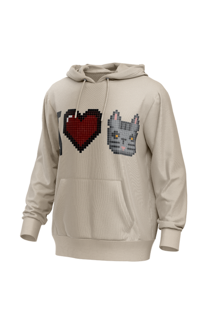 I Love Cat Men's Hoodie