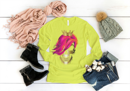 Skull Queen children's long-sleeved T-shirt
