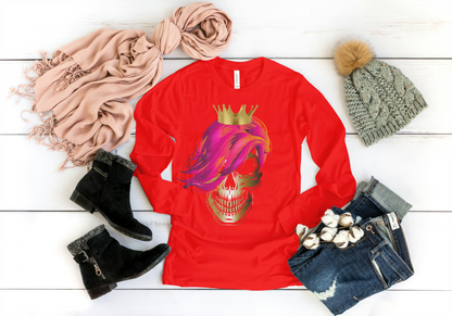 Skull Queen children's long-sleeved T-shirt