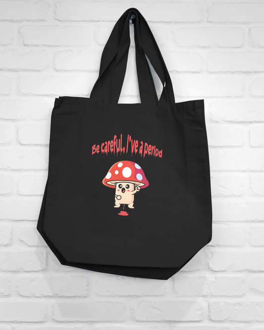 Menstruáló gomba Vászontáska