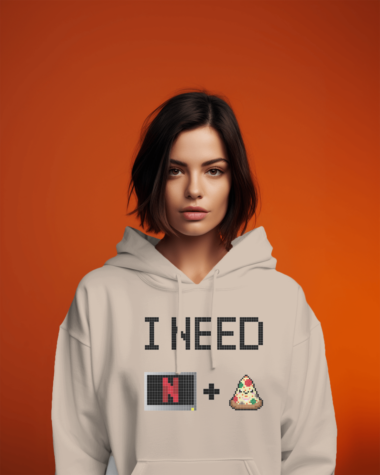 I Need Relax Női kapucnis pulóver