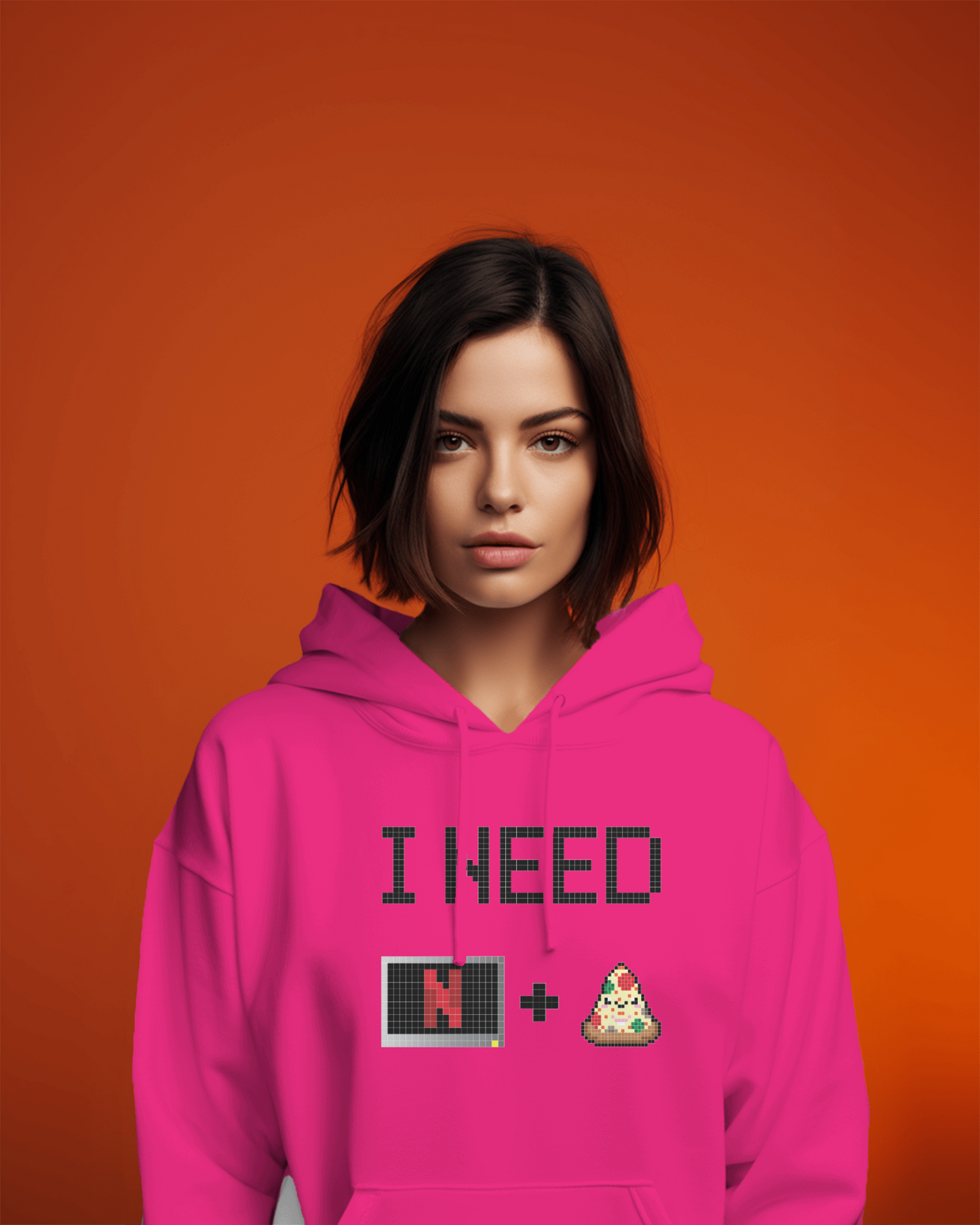 I Need Relax Női kapucnis pulóver