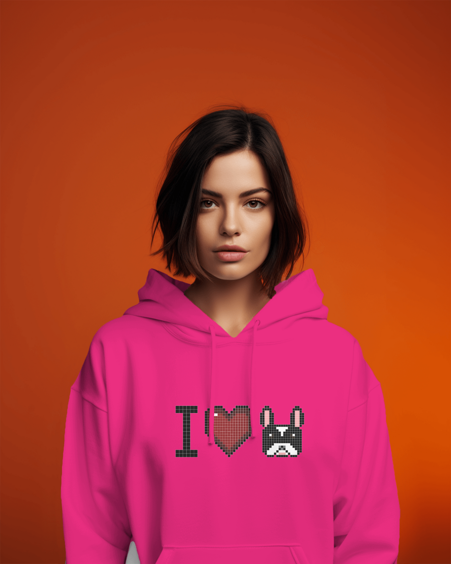 I Love Frenchie Women's Hoodie