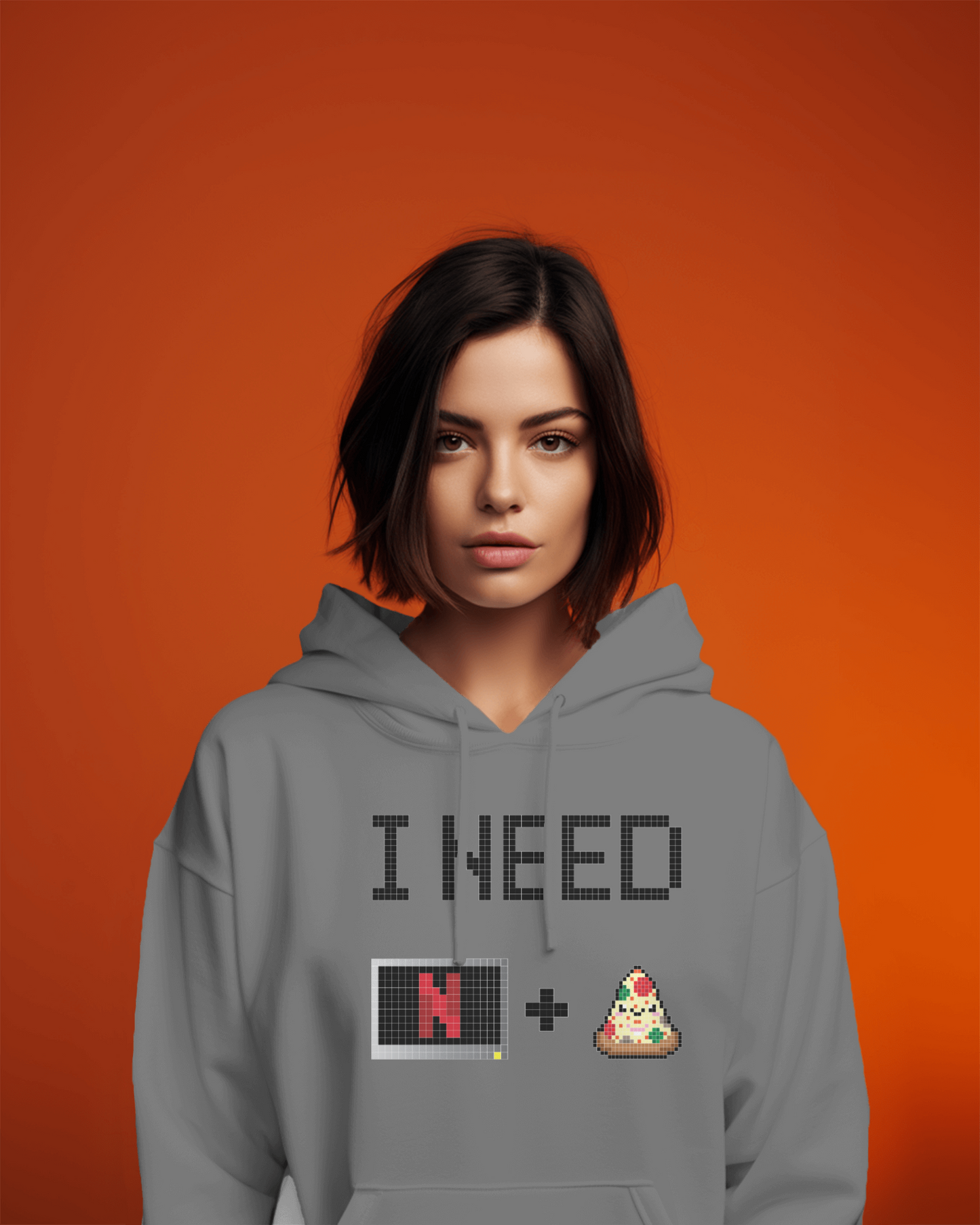 I Need Relax Női kapucnis pulóver