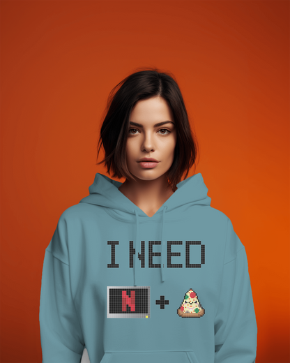I Need Relax Női kapucnis pulóver